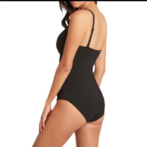 Sea level cross front surplice swimsuit.. NWT - Picture 2 of 2